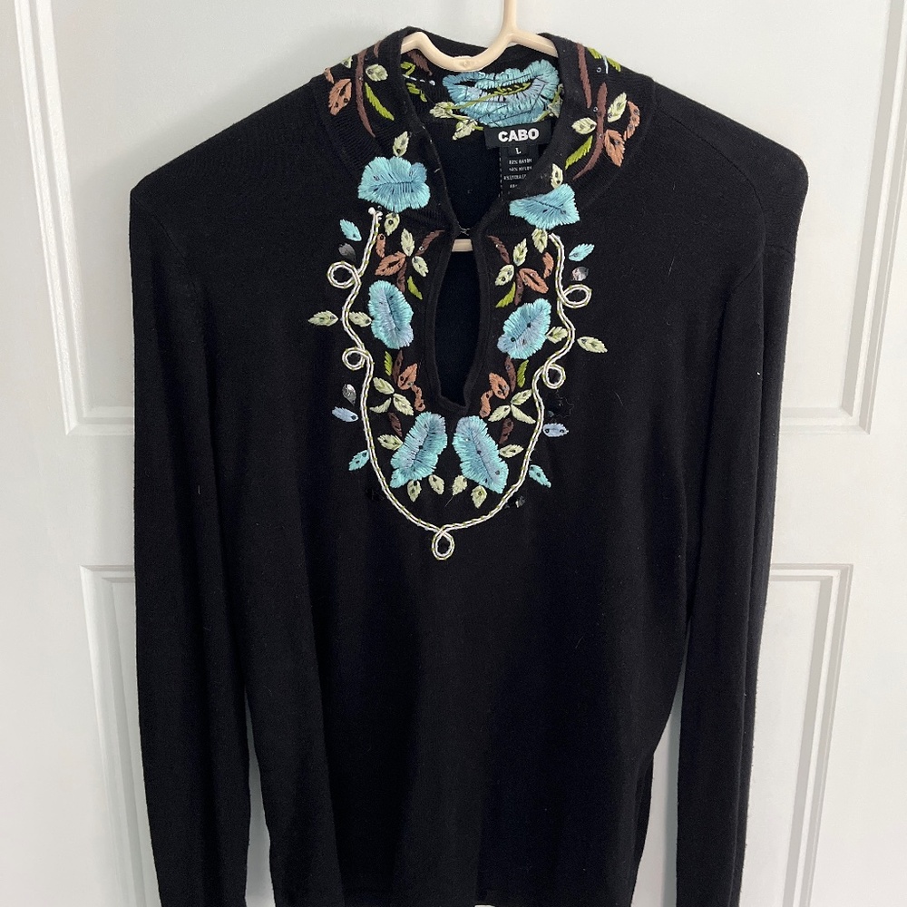 CABO embroidery sweater